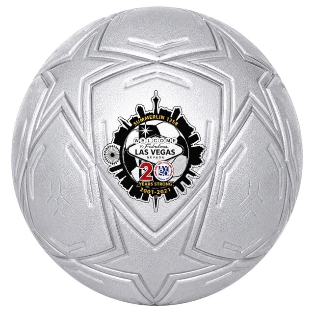 Custom soccer ball for Summerlin Region 1258