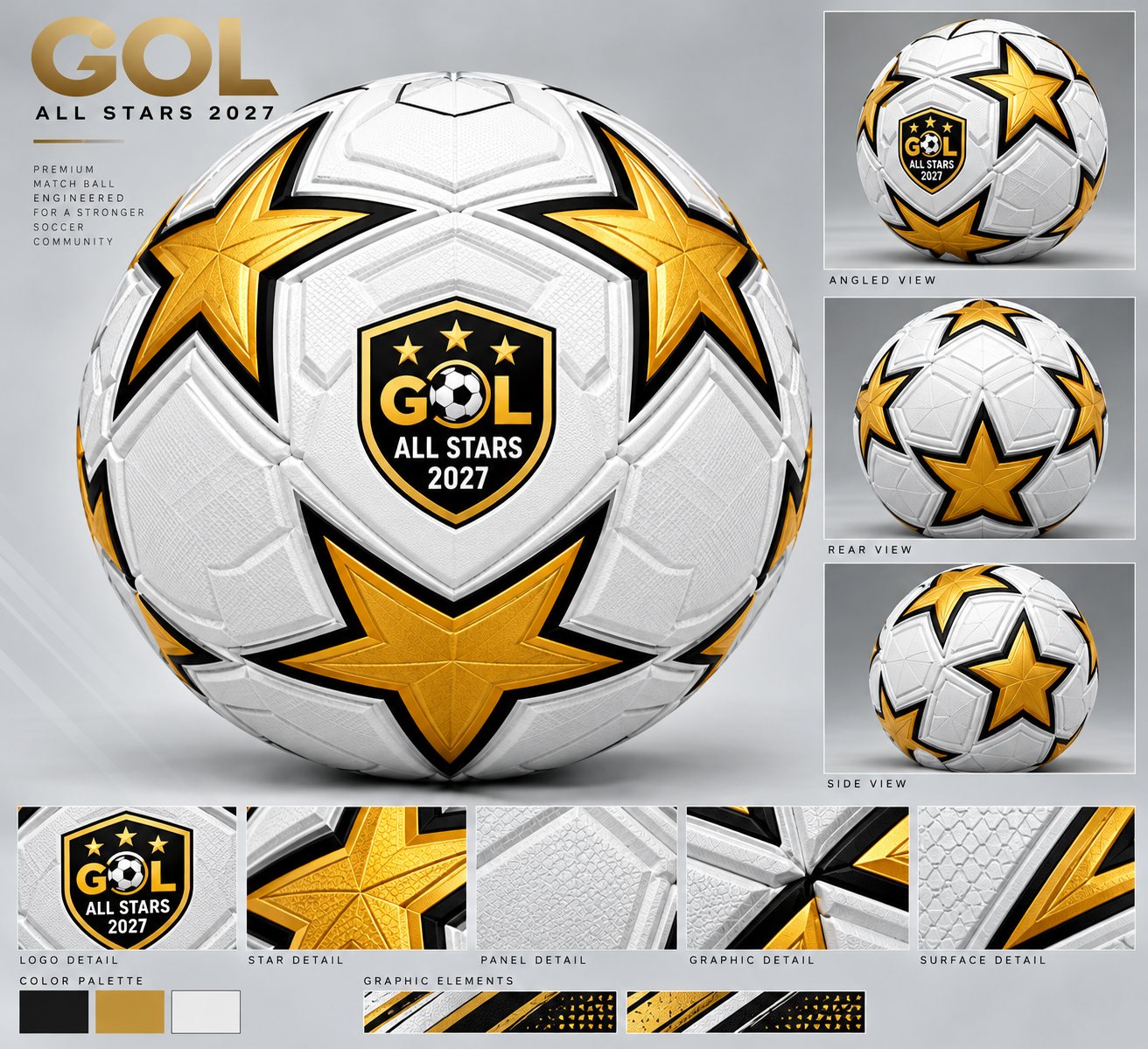 GOL 2027 All Star all star ball design board