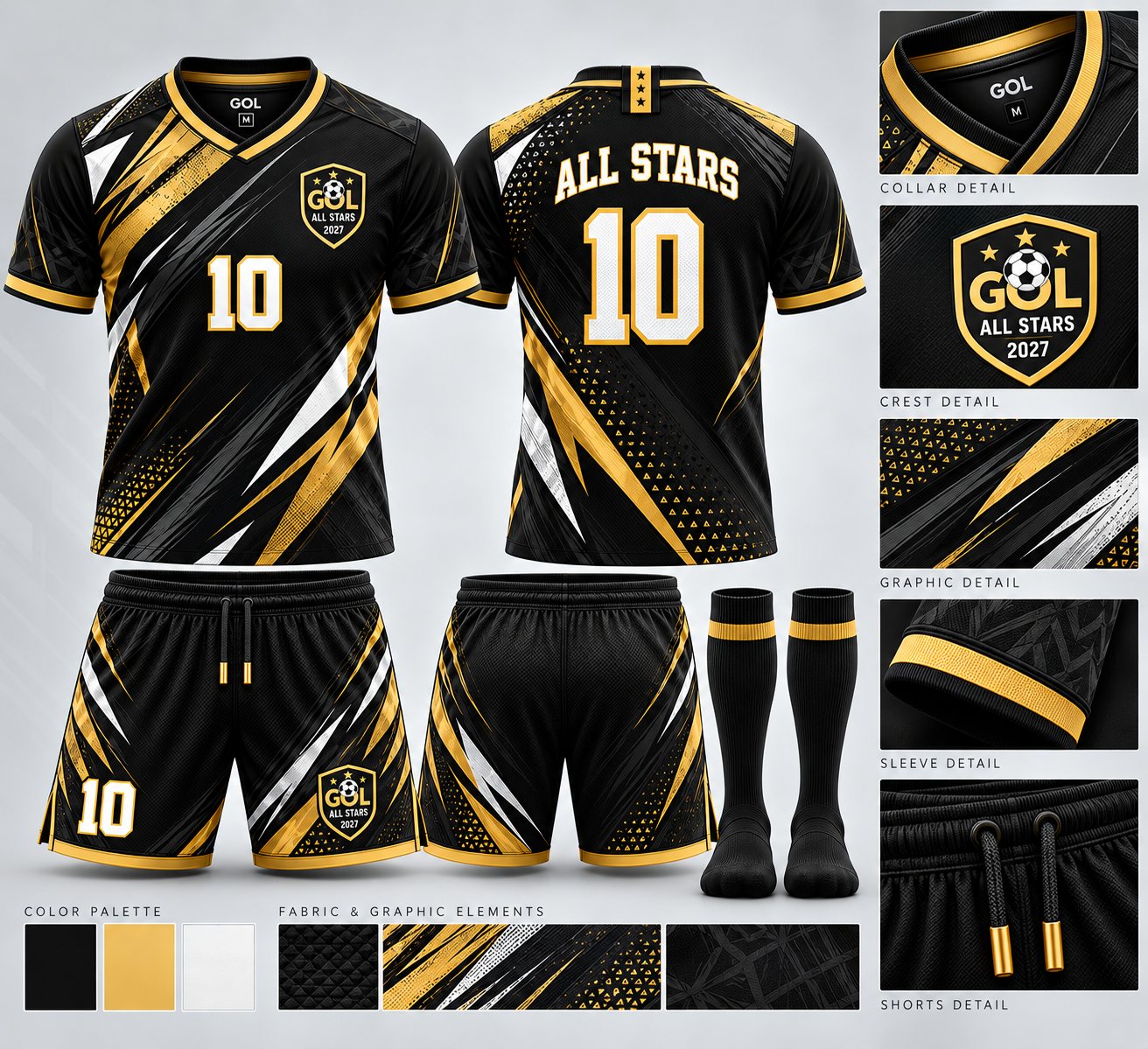 GOL 2027 All Star sublimated home kit