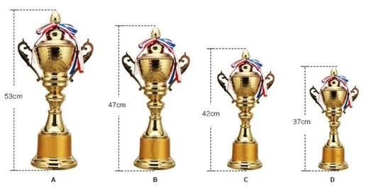 Classic Gold Cup soccer trophy