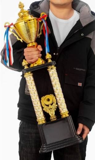Model 3010 soccer trophy