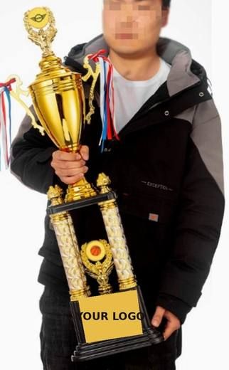 Model 2090 soccer trophy