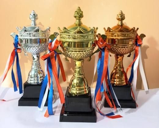 Model 9920 soccer trophy