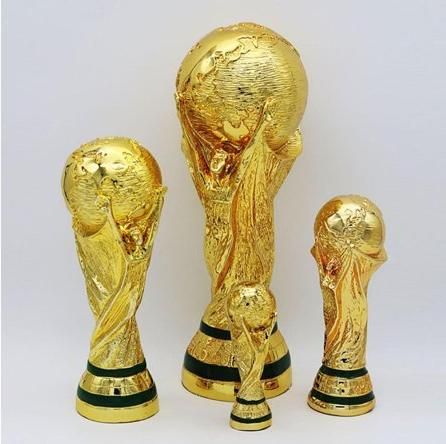 Gold Champion Globe soccer trophy
